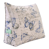 Backrest Wedge Throw Pillow with Pocket